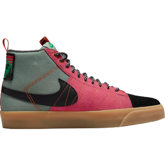 Nike Blazer SB Mid Premium 'Acclimate Pack - Sport Spice' DC8903-301 - Black/Pink/Green