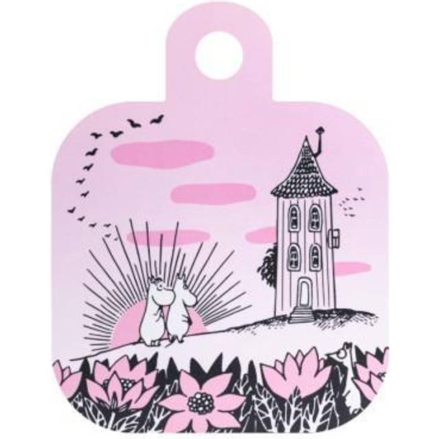 Muurla Chop & Serve Friendship tray 25x32 cm black-pink
