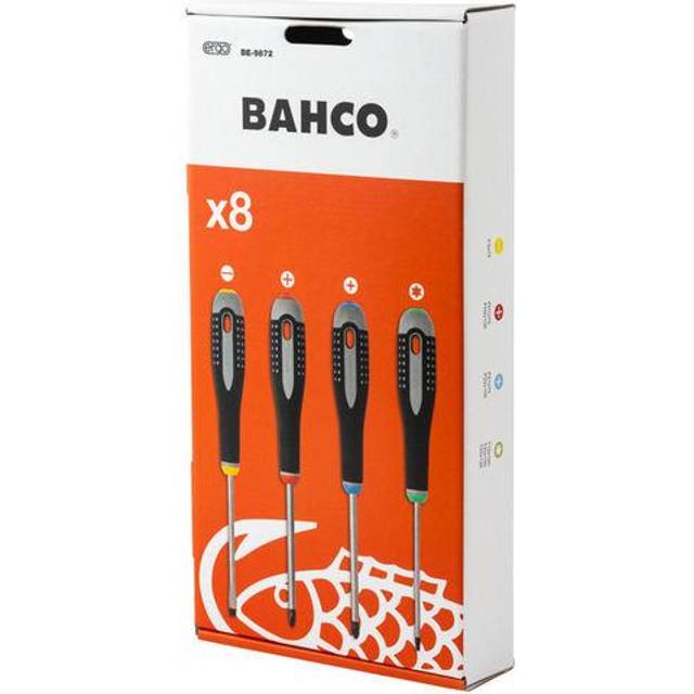 Bahco 8 Piece BE-9872 Ergo Screwdriver Set