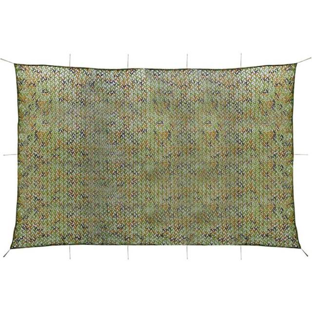 vidaXL Kamouflagenät med förvaringsväska 4x5 m grön