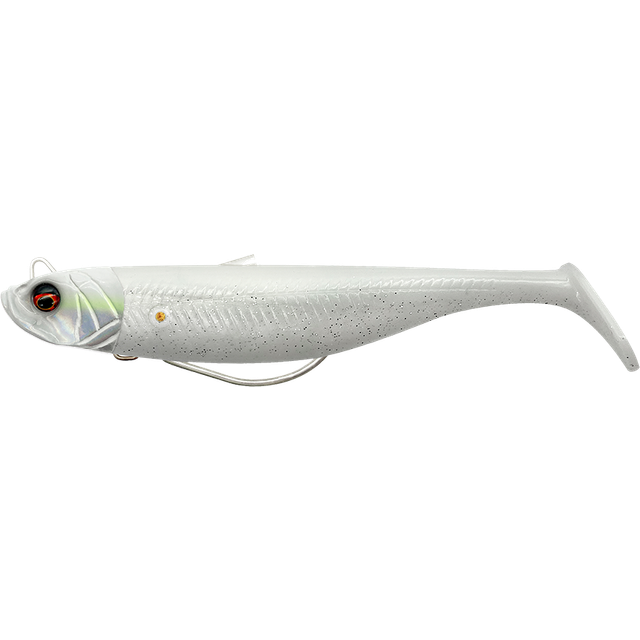 Savage Gear Savage Minnow Weedless 10cm 16g Sinking - Loose - White Pearl Silver