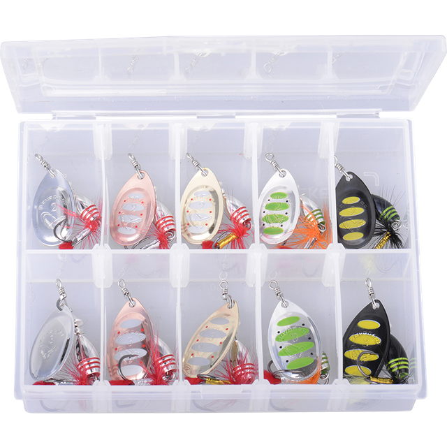 Savage Gear Rotex Spinner Kit 1 (#2a & #2) 10-pack - Betespaket