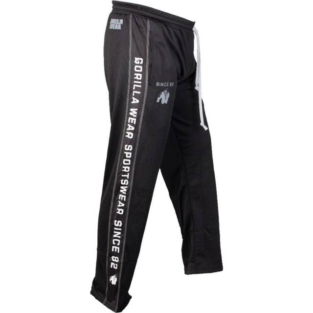 Gorilla Wear Functional Mesh Pants, S/M, Black/white