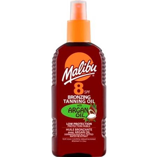 Malibu Bronzing Tanning Oil with Argan SPF8 200ml