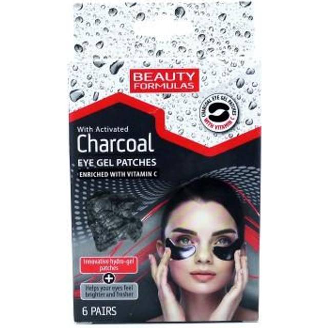 Beauty Formulas Charcoal Gel Øjenmaske 6 par