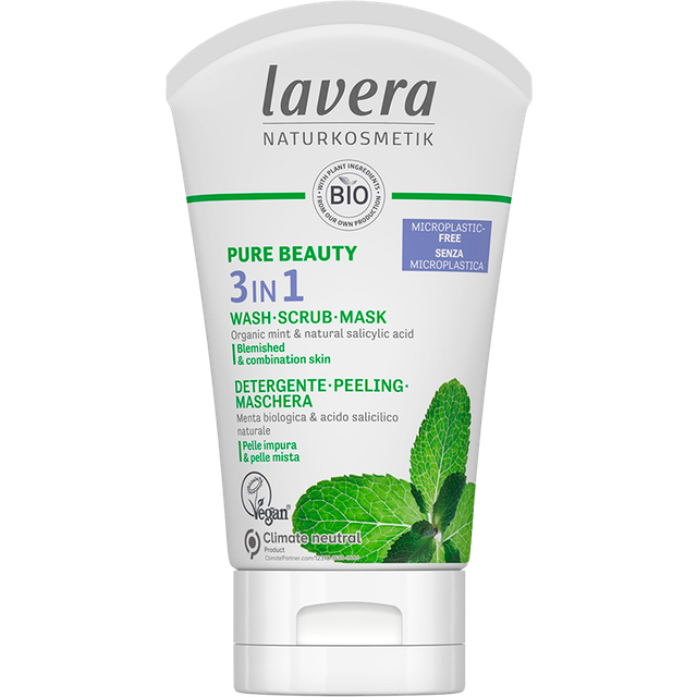 Lavera 3 in 1 Wash-Scrub-Mask 125ml