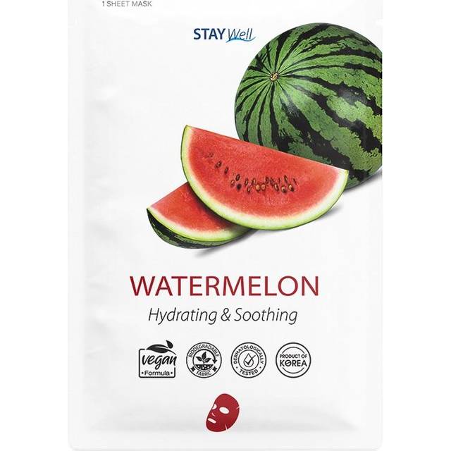 Stay Well Stay Well Vegan sheet mask Watermelon 20 g