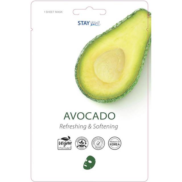 Stay Well Stay Well Vegan Sheet Mask Avocado 20 g
