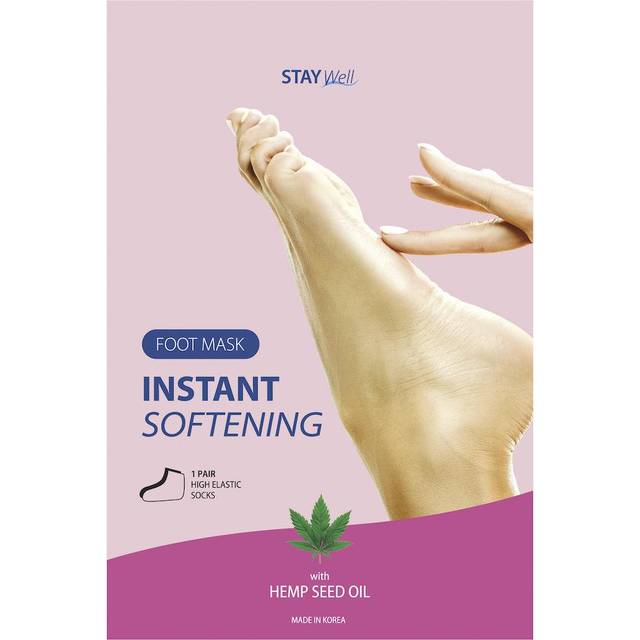 Stay Well Stay Well Instant Softening Foot Mask Hemp Seed