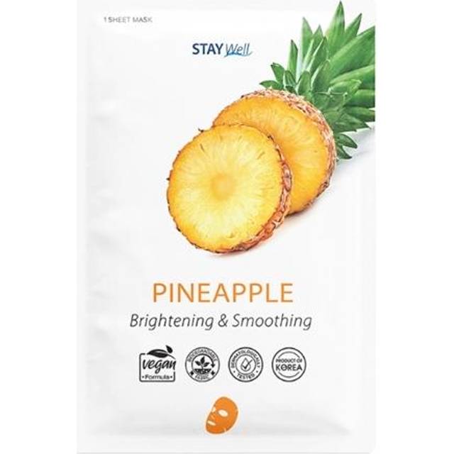 Stay Well Stay Well Vegan sheet mask Pineapple 20 g