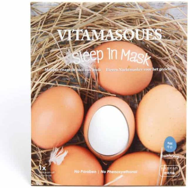 Vitamasques Sleep In 3d Masks Æg (2 Bælg) Fugtgivende Transparent