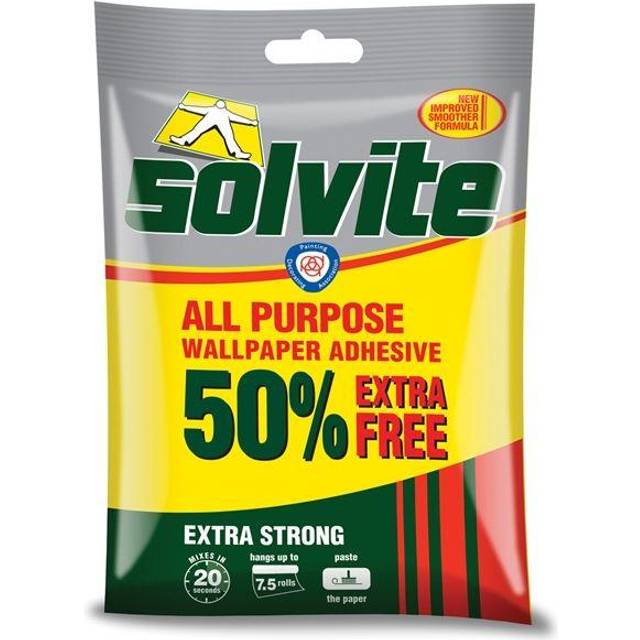 Solvite Extra Strong All-Purpose Wallpaper Adhesive 7.5 Rolls