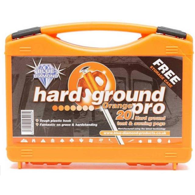 Blue Diamond Hard Ground Pro Pegs - Orange