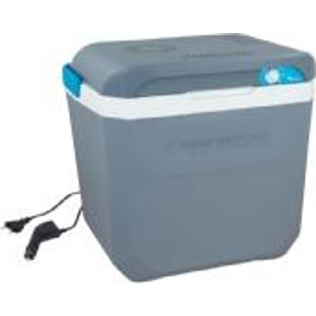 Campingaz Powerbox Plus 28L, elektrisk, 12V-anslutning, plats för 8 x 1,5L flaskor, eldriven kylbox, termobox för bil och camping, med batterimonitor, 24 liter
