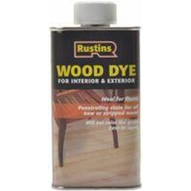 Rustins WDDT250 Wood Dye Dark Teak 250ml