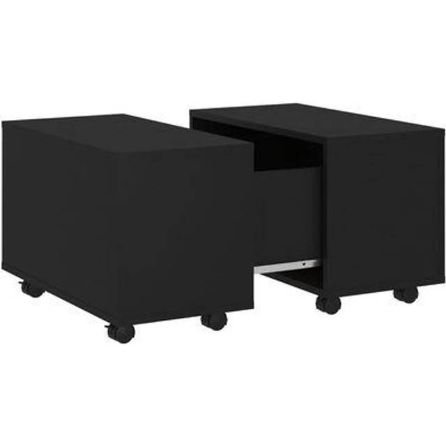 Soffbord sonoma-ek 60x60x38 cm konstruerat trä