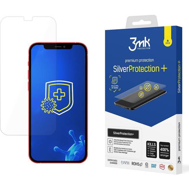 3mk iPhone 12 Pro Max Plastfilm skÃ¤rmskydd Silver Protection+