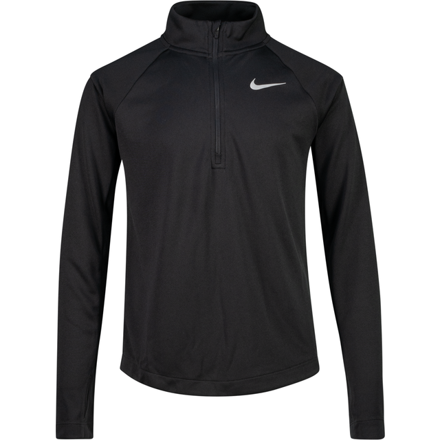 Nike Dri-FIT Multi Tech Junior 1/2-Zip Pullover - Black/Black/Reflective Silver Black/Black/Reflective Silver / S