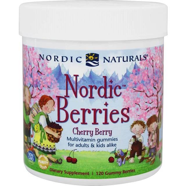 Nordic Naturals Kids Nordic Berries Multivitamin 3+ Years Cherry Berry 120 Gummies