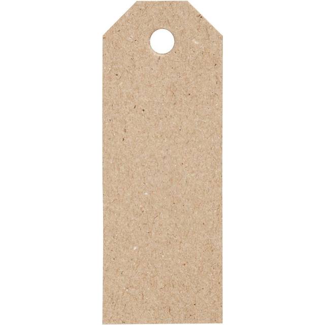 Manillamärken Happy Moments 3x8 cm 20 st Natur