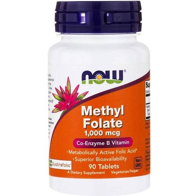 NOW Foods Metylfolat 1000 mcg