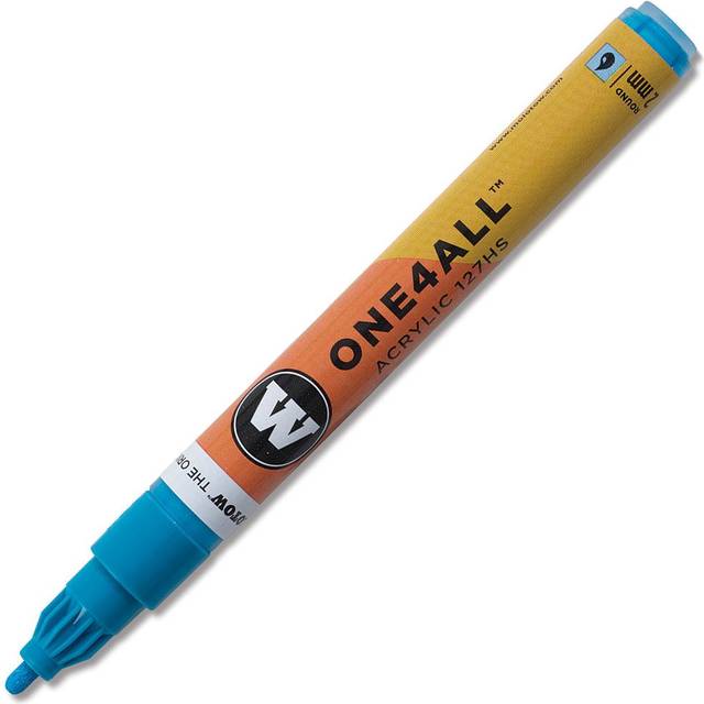 Molotow : One4All : 127HS : Acrylic Marker : 2mm : Shock Blue Middle 161