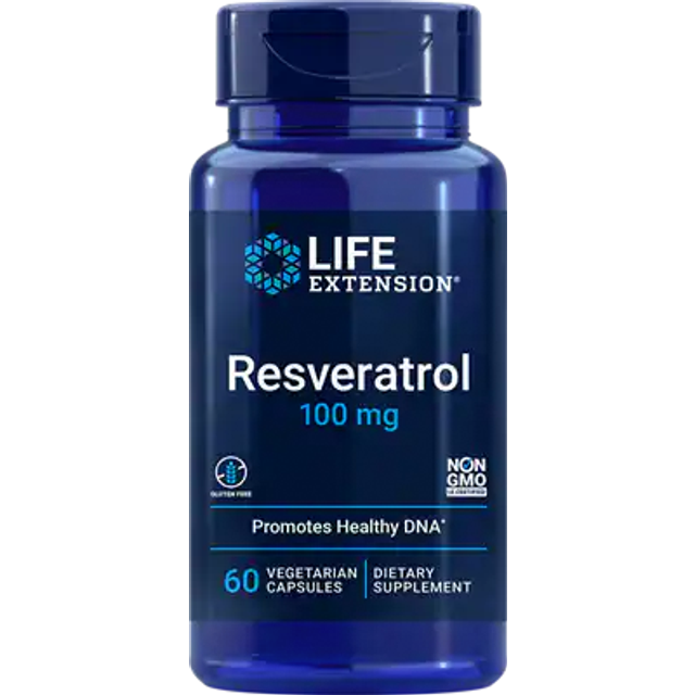 Life Extension Resveratrol Elite 100 mg - 30 Vegetarian Capsules