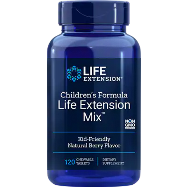 Life Extension  Children's Formula  Life Extension Mix™  Natural Berry  120 Chewable Tablets