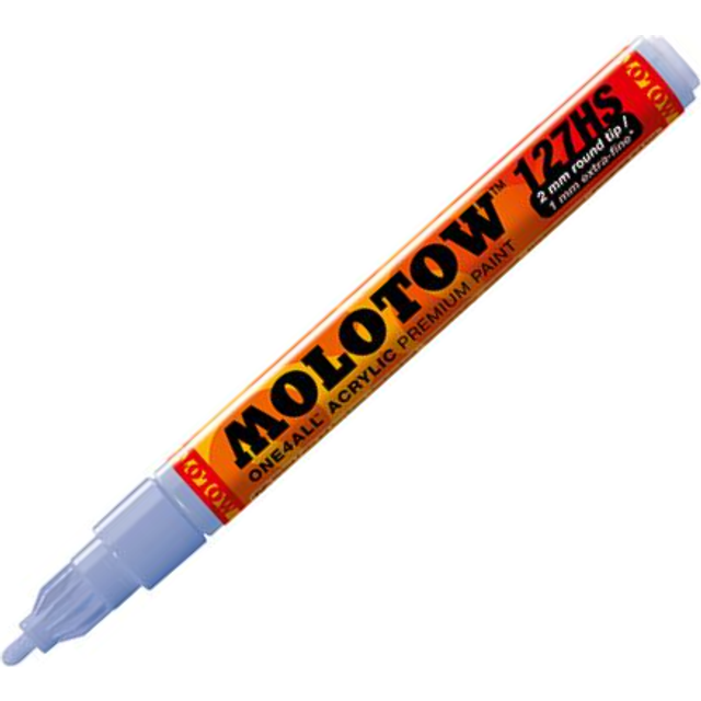 Molotow : One4All : 127HS : Acrylic Marker : 2mm : Blue Violet Pastel 209