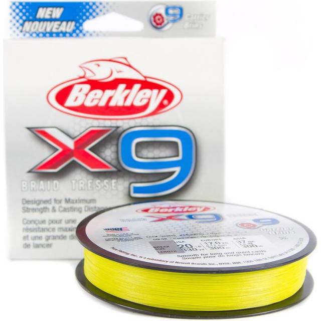 Berkley splietan nra x9 fluro green 150 m-priemer 0,14 mm / nosnos 14,2 kg