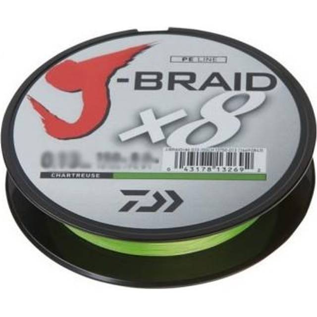 Daiwa J-Braid X8 150m Chartreuse, 0.42mm