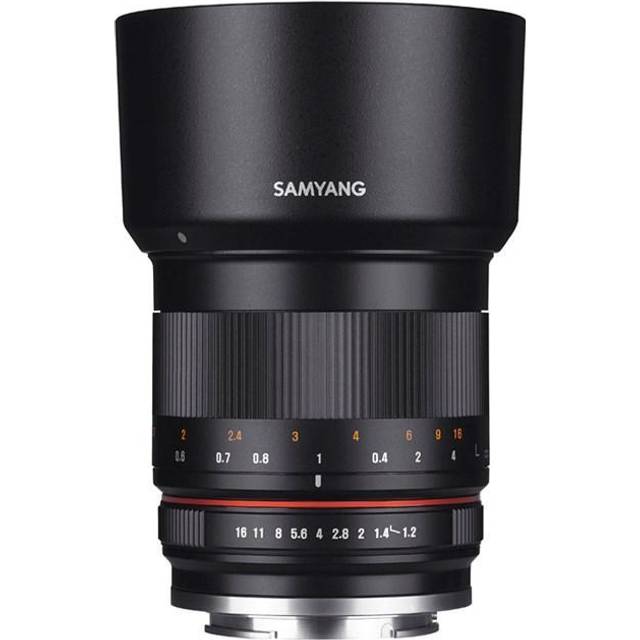SAMYANG MF 50mm F1.2 APS-C MFT black - manual photo lens with 50mm fixed focal length for MFT cameras (Olympus / Panasonic), ideal for portraits, s...