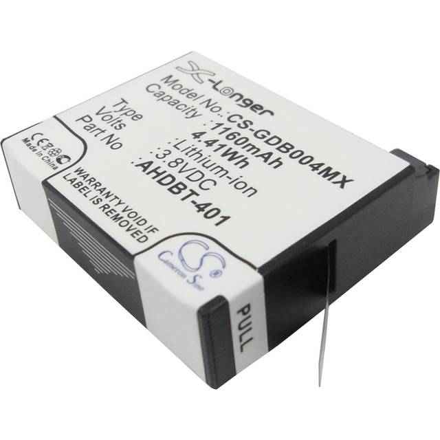 Batteri till GoPro HD Hero 4 AHDBT-401, 1160mAh