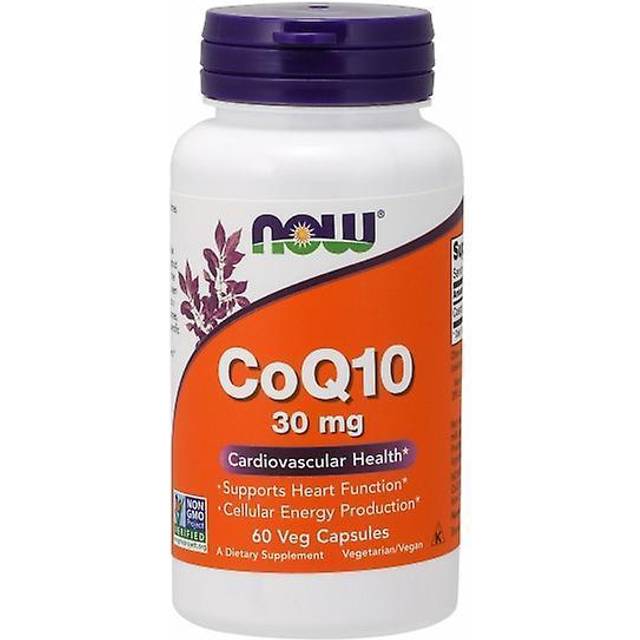 NOW Foods  CoQ10  30 mg  60 Veg Capsules