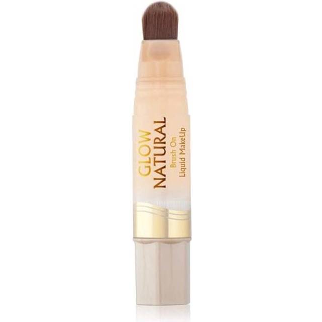 Milani Glow Natural Brush -on Liquid Foundation Fair To Lig Transparent