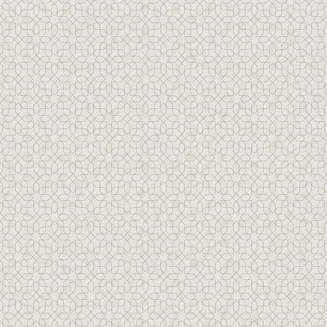 Galerie Metallic Fx Geometric Silver Grey Wallpaper W78185, Silver
