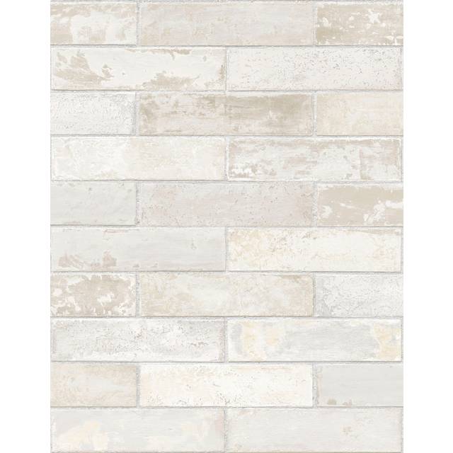 Galerie Kitchen Style 3 Brick Beige Wallpaper LL29532, Cream