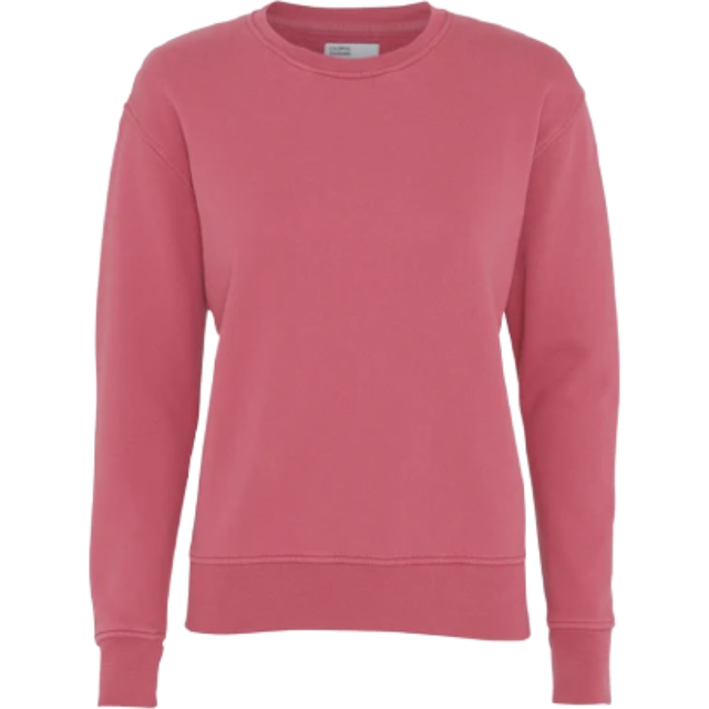 Women's round neck sweater Colorful Standard Classic Organic raspberry pink - Rose