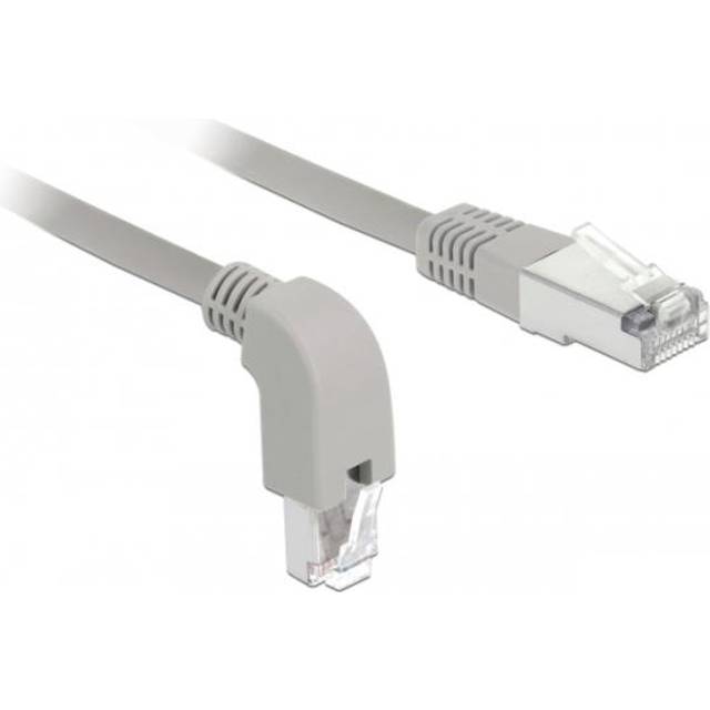 DeLock Downwards Angled RJ45-RJ45 S/FTP Cat6 1m