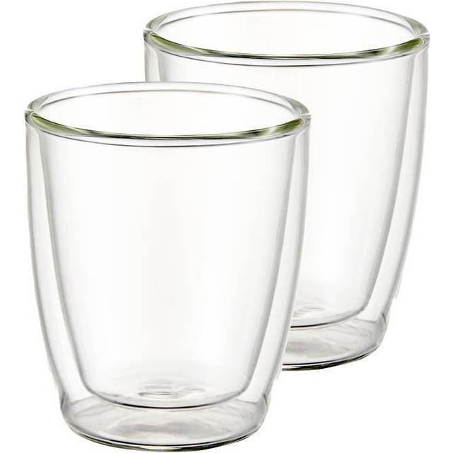Dorre Esther espresso- & Glöggmugg dubbelvägg 2-pack 8 cl - Transparent