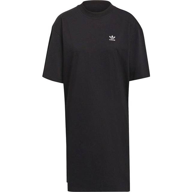 Adidas adicolor classics big trefoil logo loose tee dress black hc2052 women s