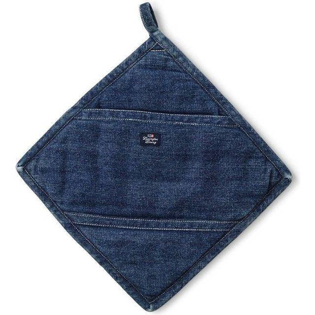 Lexington - Grytlapp Icons Cotton Twill Denim Potholder - Blå