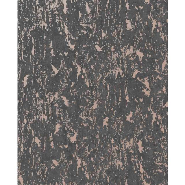 Superfresco Milan Charcoal & Rose Gold Textured Plain Wallpaper (WAS 18.99)