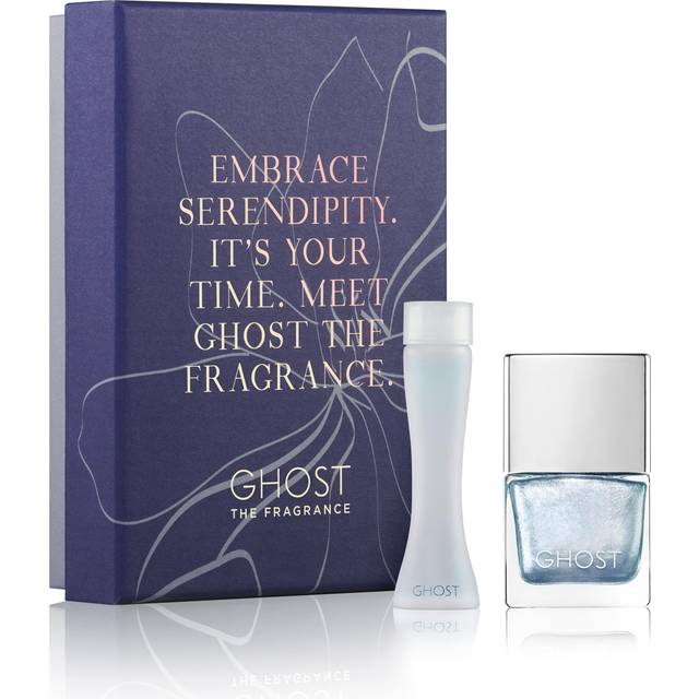 Ghost The Fragrance 5ml Edt Splash +10ml Ghost Metallic Blue Nail Polish Gift Set