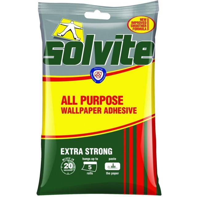 Solvite All Purpose Extra Strong Wallpaper Paste 5 Rolls