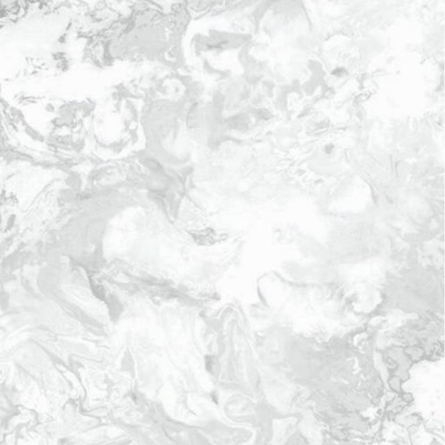 Debona liquid marble swirl glitter metallic textured wallpaper light grey 6354