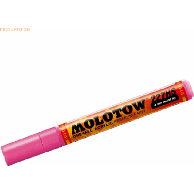 Molotow : One4All : 227HS : Acrylic Marker : 4mm : Neon Pink 200