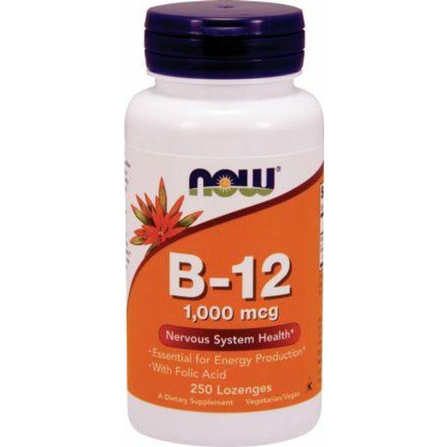 NOW Foods Vitamin B-12 1.000 mcg sugetabletter