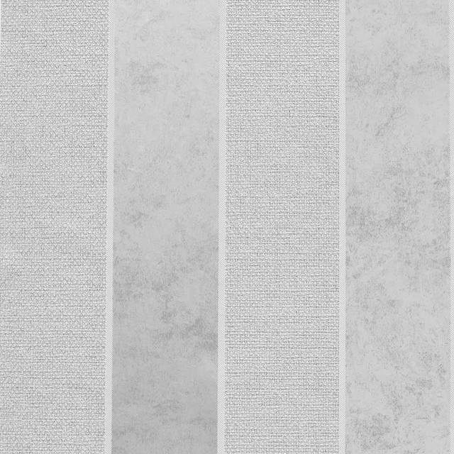 Arthouse Calico Stripe Grey Wallpaper - 1005CM X 53CM