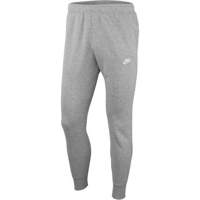 Nike Men's Sportswear Club Joggers - Dark Grey Heather/Matte Silver/White